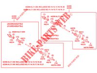 AANDRIJFAS (DETAIL) voor Kymco MXU 550I IRS 4X4 4T EURO 4