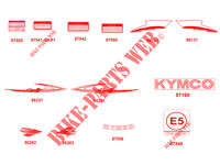 STICKERS voor Kymco AGILITY 50 ST 4T EURO 4