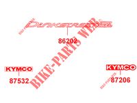 STICKERS SL voor Kymco DINK STREET 125 I ABS 4T EURO III