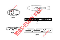 STICKERS voor Kymco AK 550 4T EURO 5