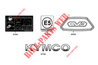 STICKERS voor Kymco CV3 550 4T EURO 5