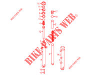 VOORVORK (DETAIL) voor Kymco G-DINK 300 I 4T EURO III